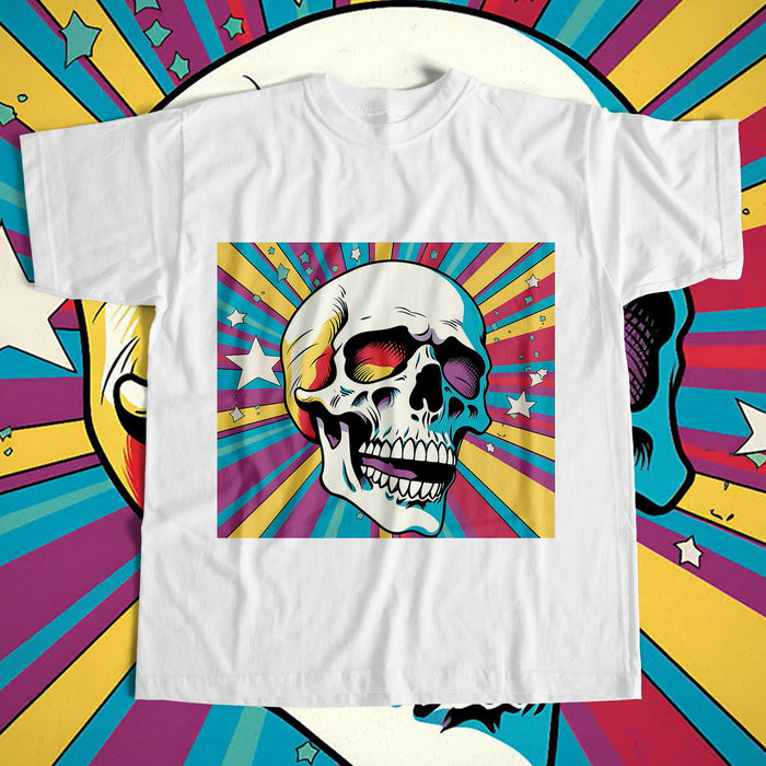 22 Skull Pop Art Designs PNG