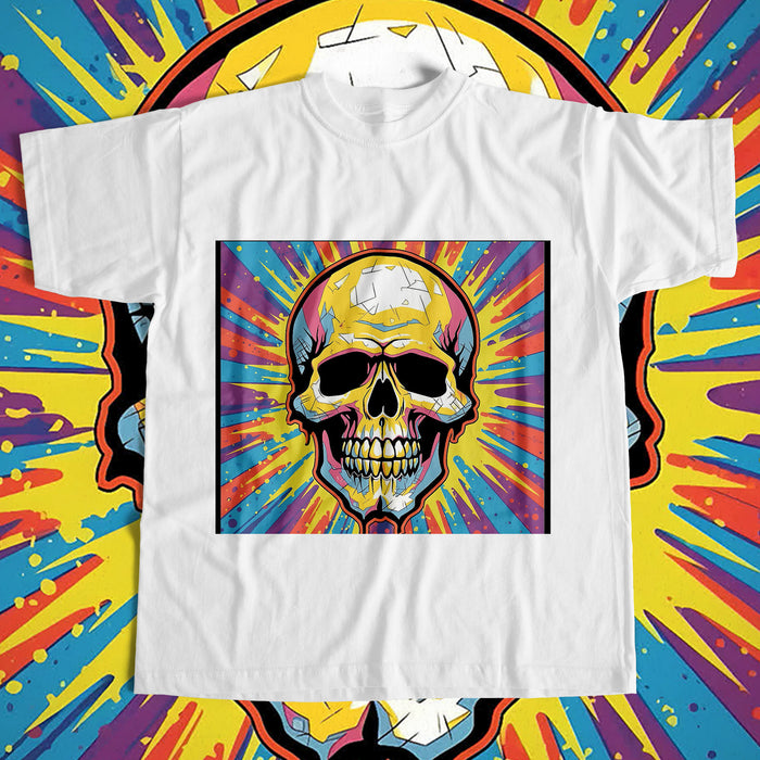 22 Skull Pop Art Designs PNG