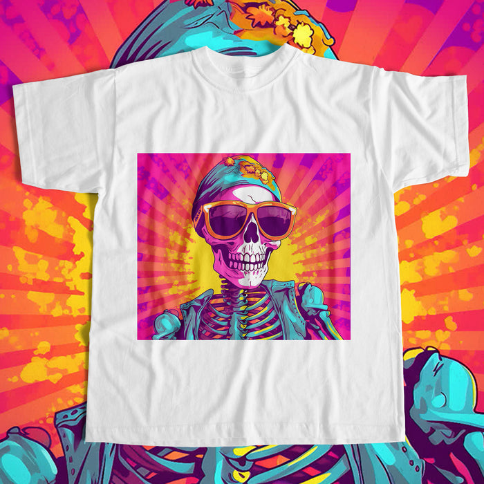 22 Skull Pop Art Designs PNG