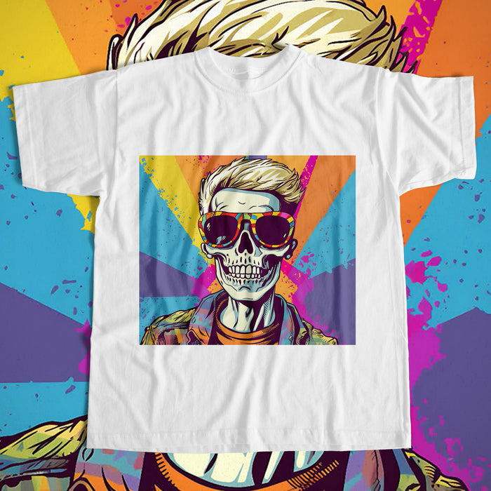 22 Skull Pop Art Designs PNG