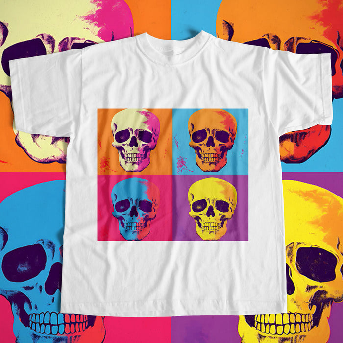 22 Skull Pop Art Designs PNG