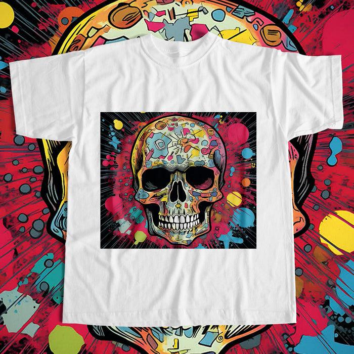 22 Skull Pop Art Designs PNG
