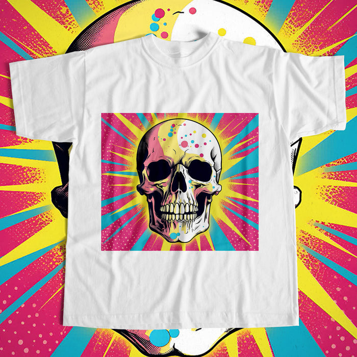 22 Skull Pop Art Designs PNG