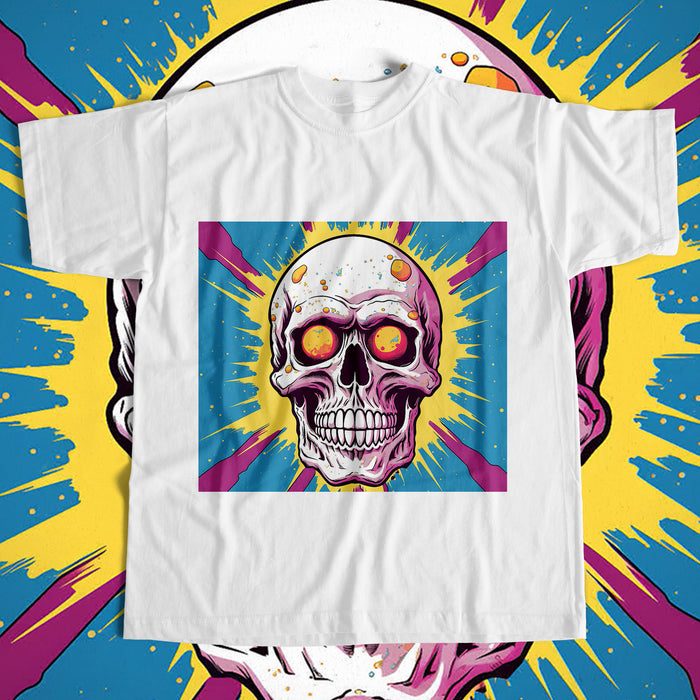 22 Skull Pop Art Designs PNG