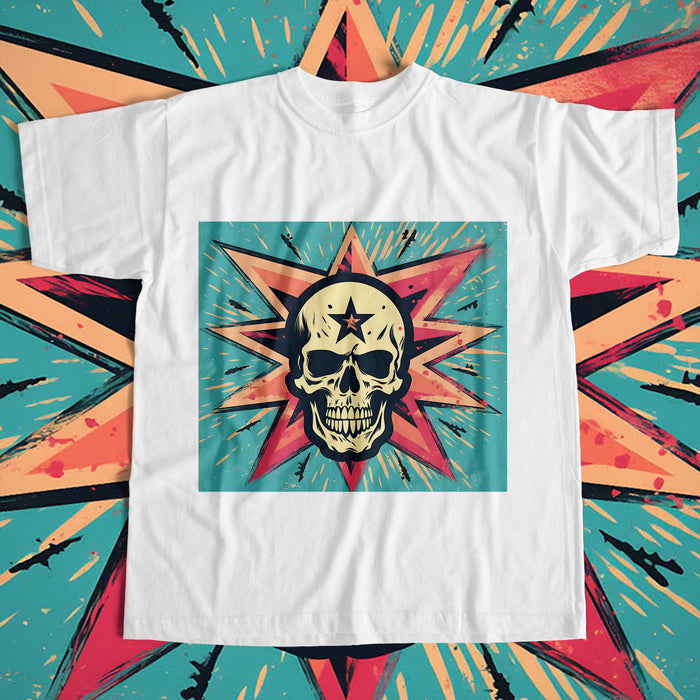 22 Skull Pop Art Designs PNG